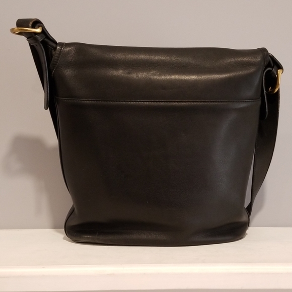 Coach Vintage Black Leather Whitney Bag Style 4115 - Picture 2 of 8